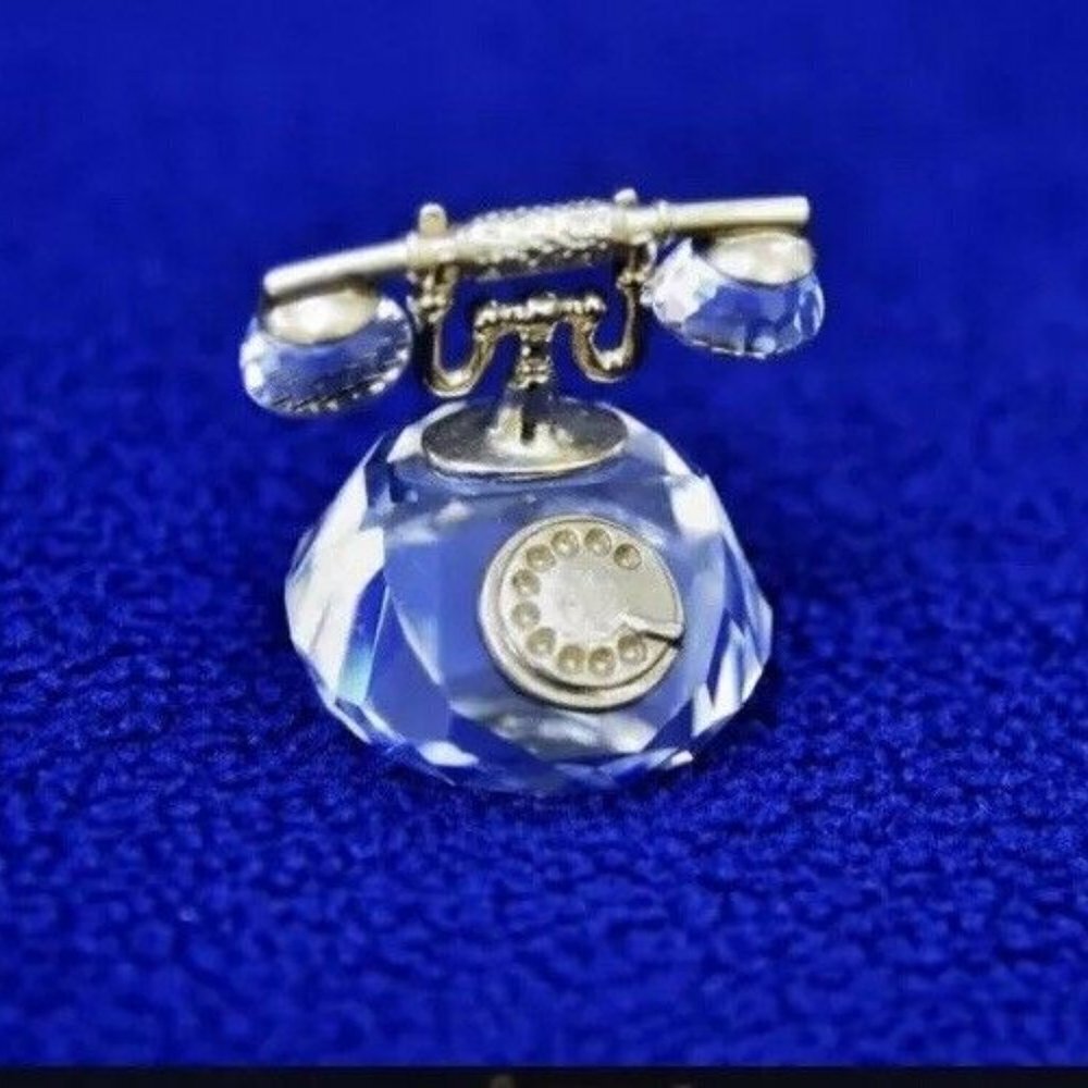 Swarovski Crystal Memories Mini Retro Rotary Phone
